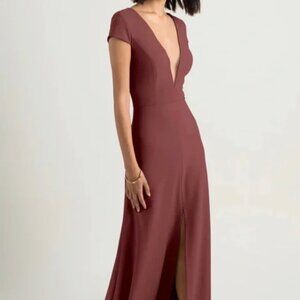 Jenny Yoo Cara Dress Cinnamon Rose